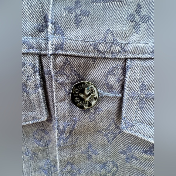 Louis Vuitton Monogram Denim Jacket Virgil Abloh - Picture 3 of 9